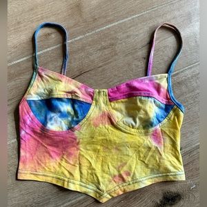 tie-dye crop top